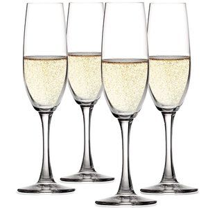 Spiegelau Wine Lovers Champagne Flutes Glasses Set of 4 - Germany Crystal NEW